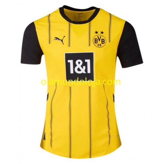 Camisola Borussia Dortmund Homem Equipamento Primeiro 2024-2025 Manga Curta